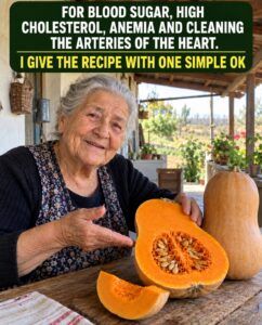 Pumpkin: the natural remedy for lowering blood sugar, improving blood circulation and cleansing the arteries.