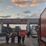 Hamzabeyli Sınır Kapısı’nda tır şoförlerinin eylemi sona erdi: Geçişlerde randevulu sisteme geçilecek
