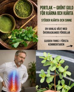 Portlak — grön guld för hjärna och hjärta