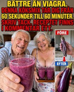 Bättre än Viagra? Den lila köksmixen som driver på blodflödet