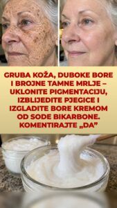 Nanesite večeras kremu od sode bikarbone – što radi borama i tamnim mrljama