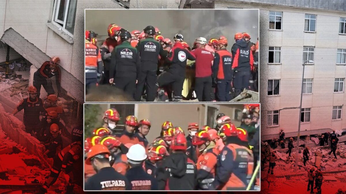 Maltepe'de kısmen çöken 7 katlı binada ölü sayısı 3'e çıktı