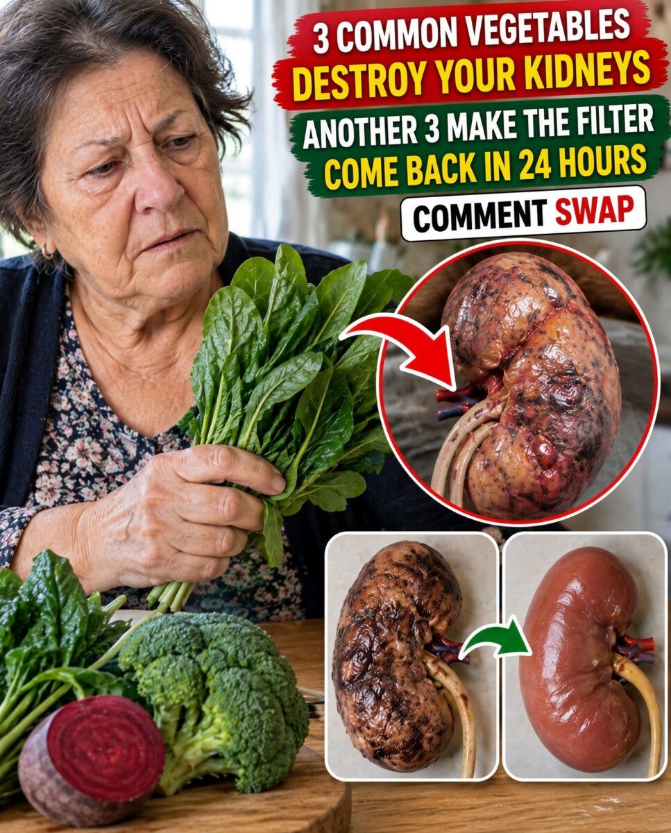 Avoid These 3 Vegetables: The Blow That Overloads the Kidneys After 60