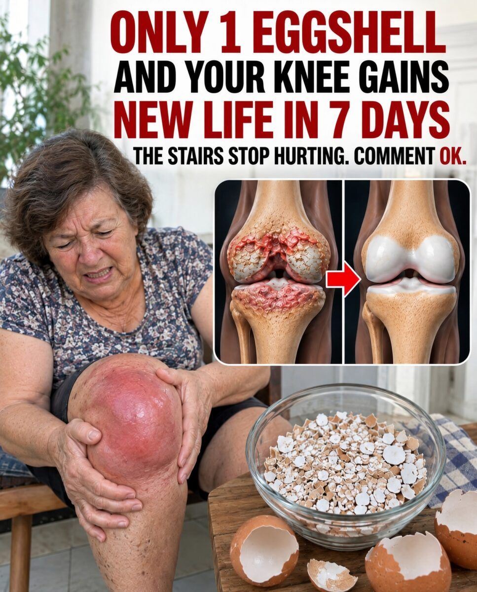 Just 1 Eggshell Can Unlock Your Knee and Relieve the Stairs