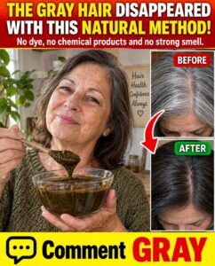 The Natural Method That Made Gray Hair Retreat Without Dye or Strong Smell