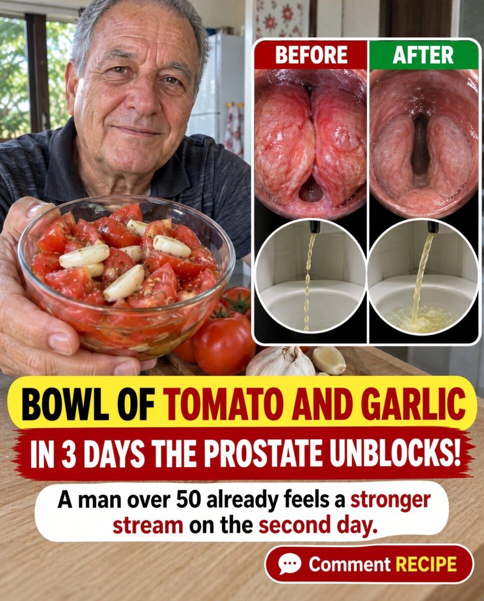 Tomato and Garlic Bowl Makes the Prostate Loosen the Knot and the Stream Changes