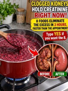 Clogged Kidneys Hold Creatinine — These 8 Foods Fire Up the Cleaning