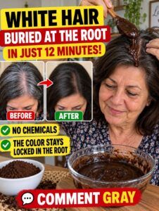 Brown Paste on the Root: The Trick That Buries Gray Hair