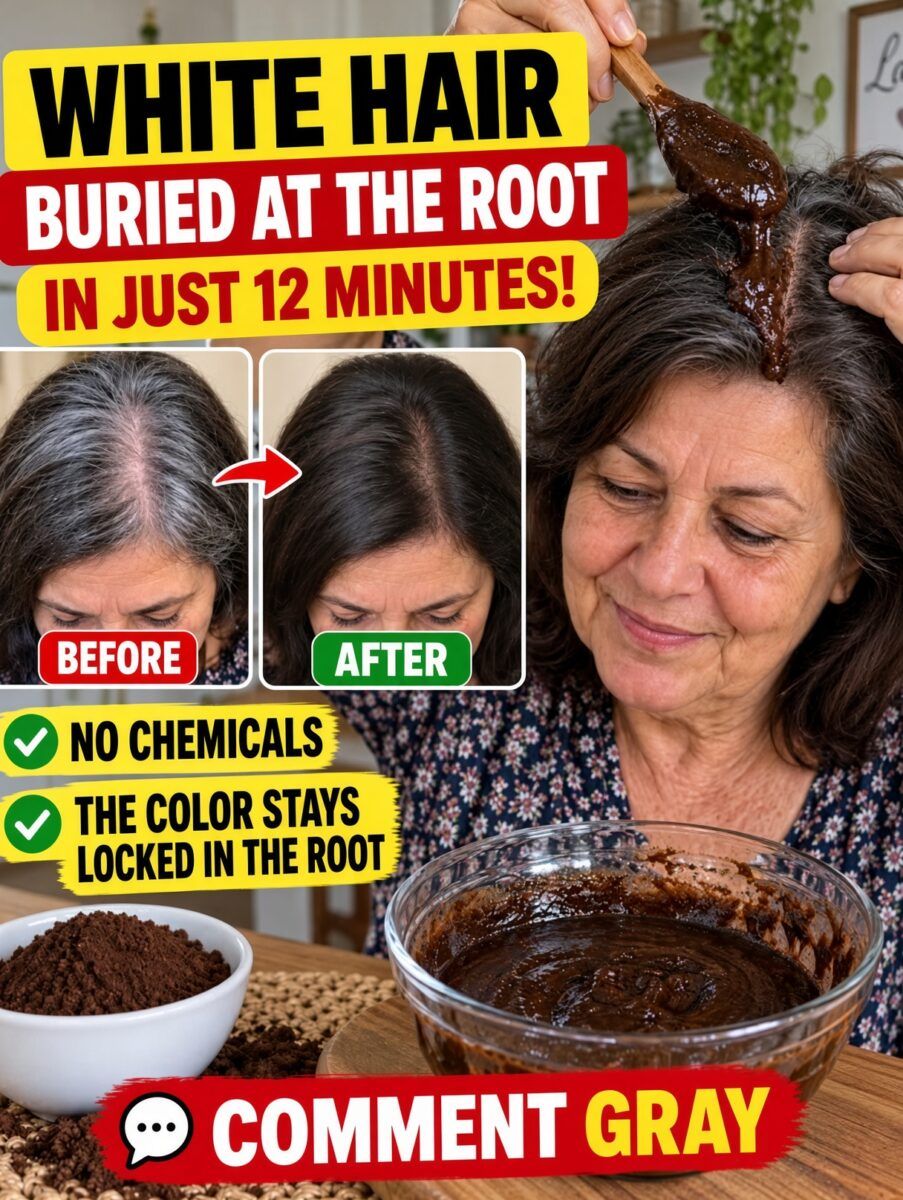 Brown Paste on the Root: The Trick That Buries Gray Hair