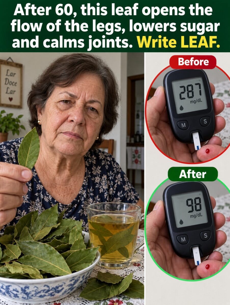 After 60, the Leaf That Opens the Flow in the Legs and Lowers the Sugar