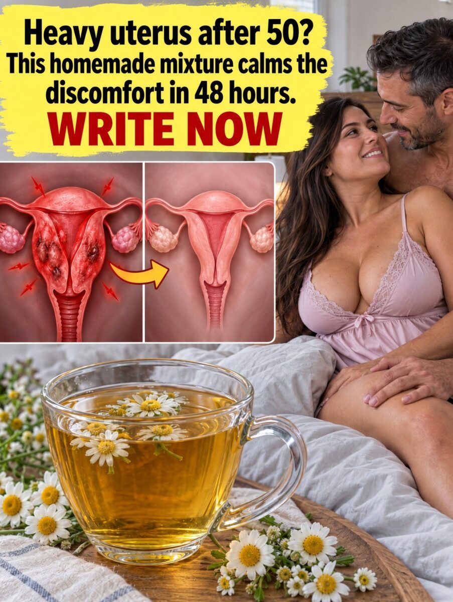 Heavy Uterus After 50? Chamomile Stops the Discomfort Nobody Explains