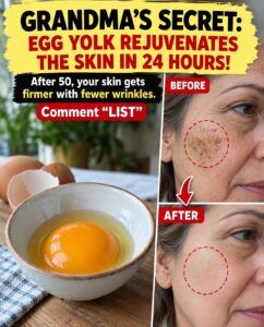 Grandma’s Secret: Egg Yolk Rejuvenates the Skin in 24 Hours After 50