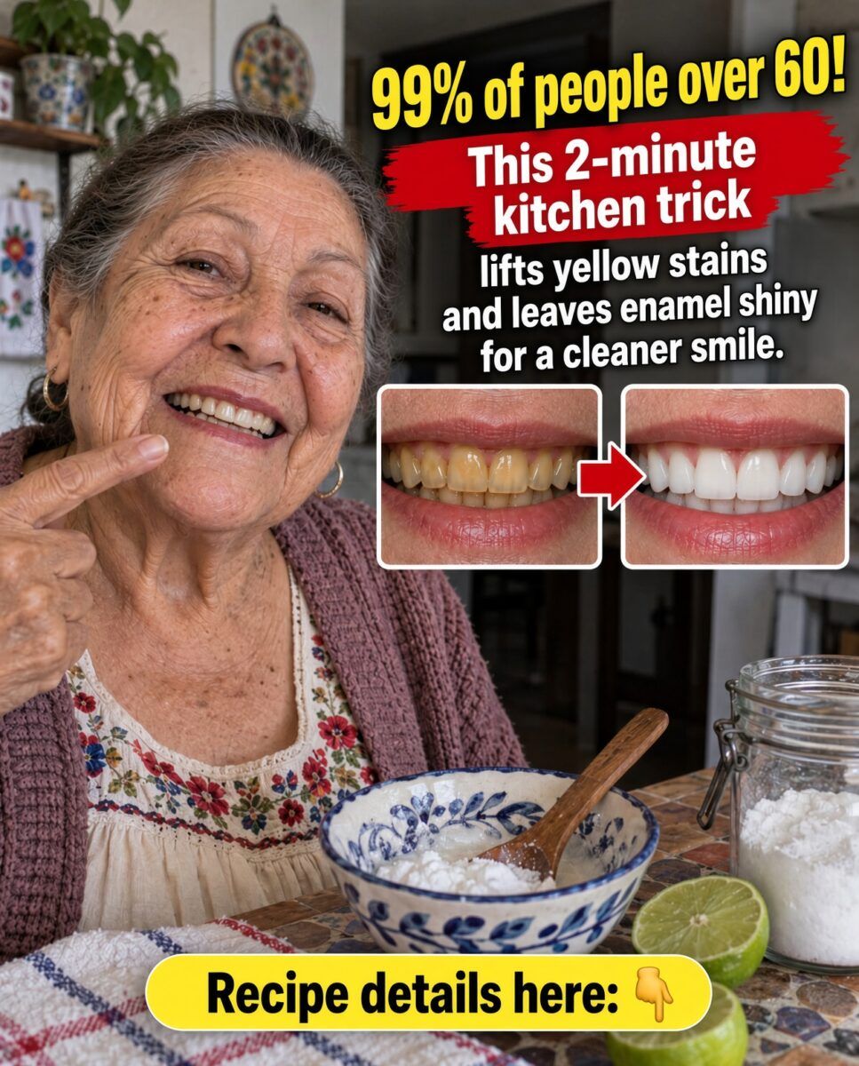 This 2-Minute Kitchen Trick Lifts Yellow Teeth Stains After 60