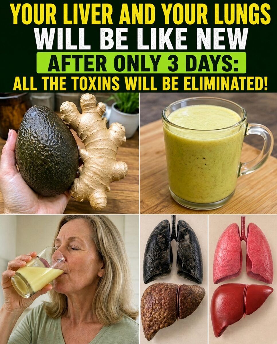 Your Liver and Lungs Like New After Only 3 Days — The Ginger and Avocado Detox