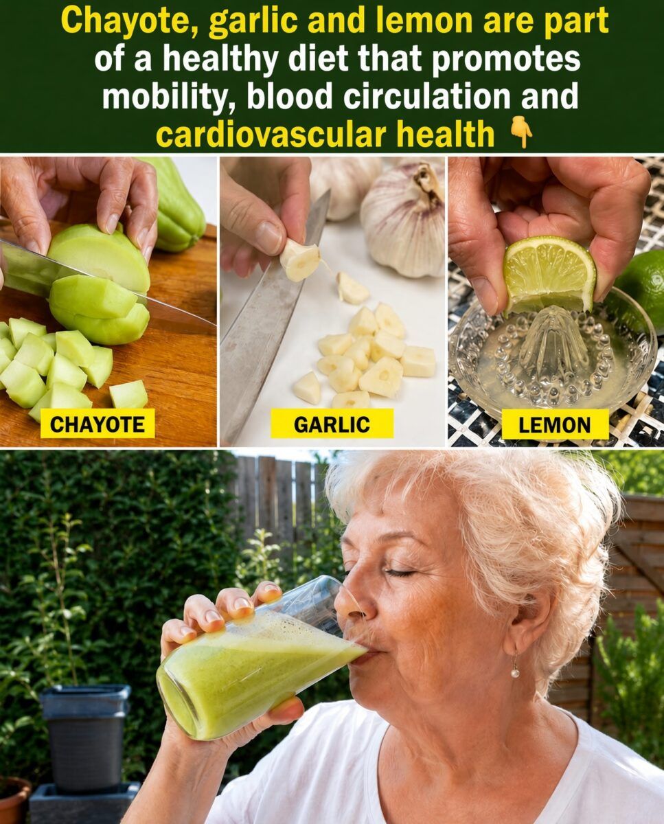 Chayote, Garlic and Lemon: The Kitchen Trio for Mobility and Circulation