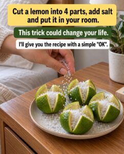 Cut a Lemon in 4, Add Salt, Put It in Your Room: The Trick That “Could Change Your Life”
