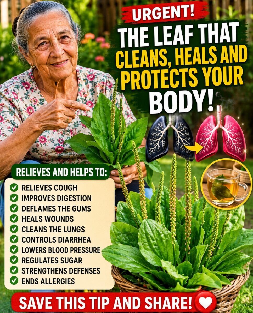 URGENT! THE LEAF THAT CLEANS, HEALS AND PROTECTS YOUR BODY!