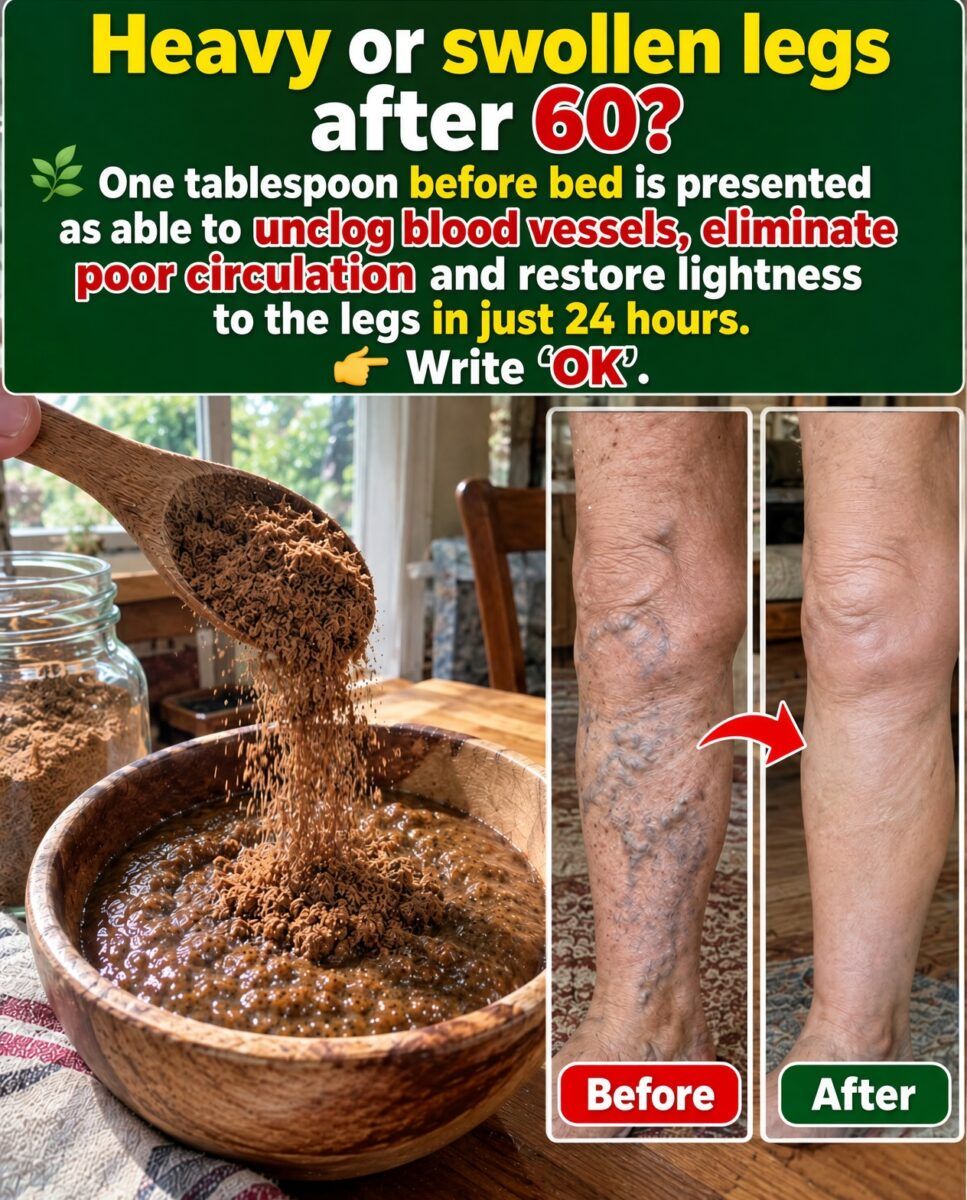 Cinnamon at Night: The Formula That Wakes Up Swollen, Heavy Legs