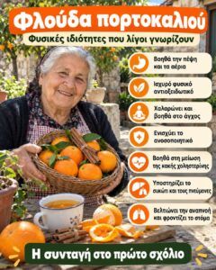 Μην πετάτε τις φλούδες πορτοκαλιού: το παλιό αφέψημα της γιαγιάς για μετά το φαγητό