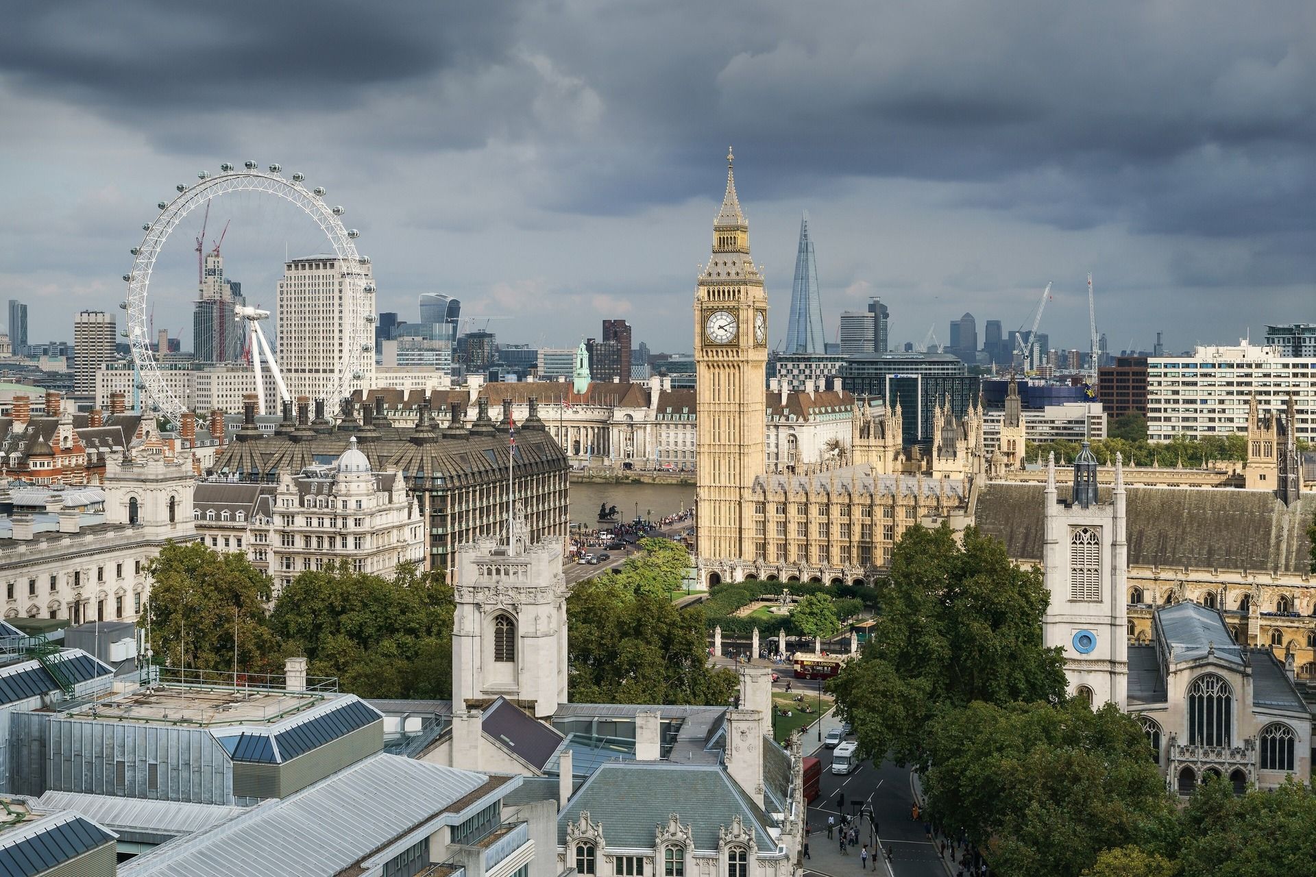Londra, Westminster Sarayı ve Parlamento