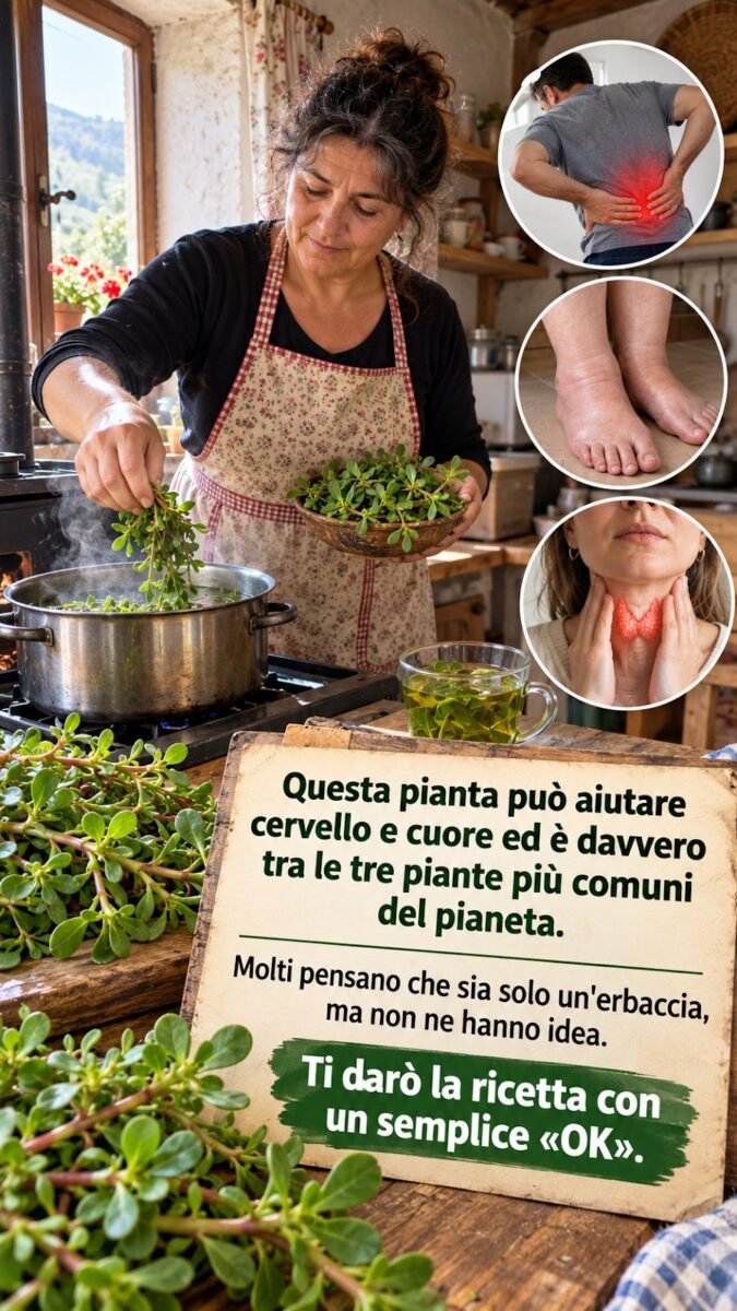 Portulaca: la pianta "nascosta" ricca di omega-3 per cuore e cervello
