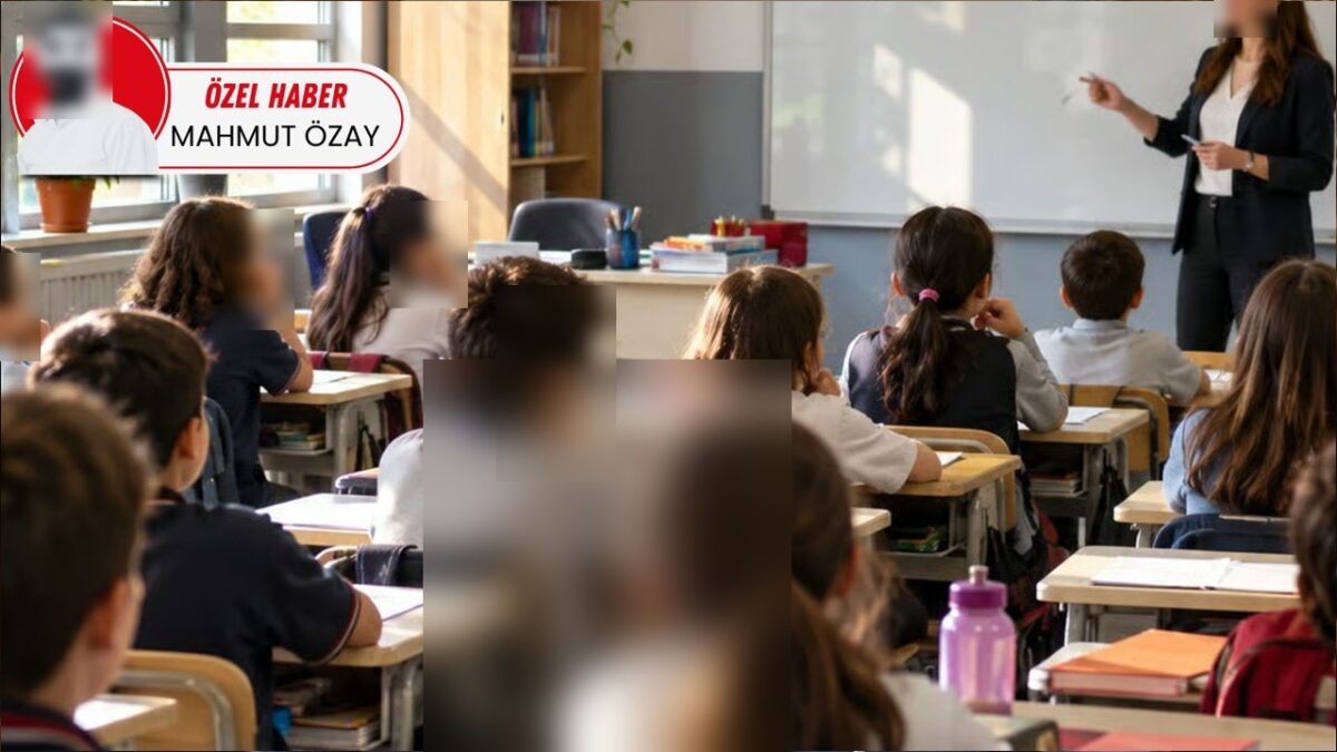 Ortak Yazılı Sınav Sistemi uygulanacak derslikte öğrenciler