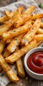 Crispy French Fries with Ketchup