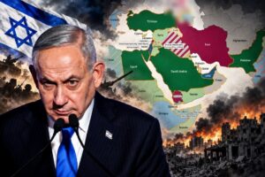 Netanyahu’nun paylaştığı güvenlik haritası tartışılıyor: Uzmanlara göre hedefte Mekke İttifakı var