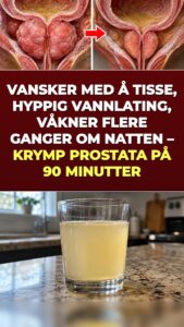 Denne gresskarkjernedrikken gir en helt annen type lindring for prostata