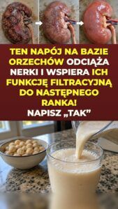 Szklanka wody z nasionami, która odciąża przemęczone nerki