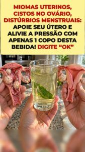 Pressão de miomas e cistos: o que esta infusão verde desencadeia