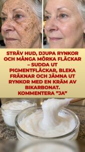 Smörj på bikarbonatkräm i kväll – vad den gör med rynkor och mörka fläckar