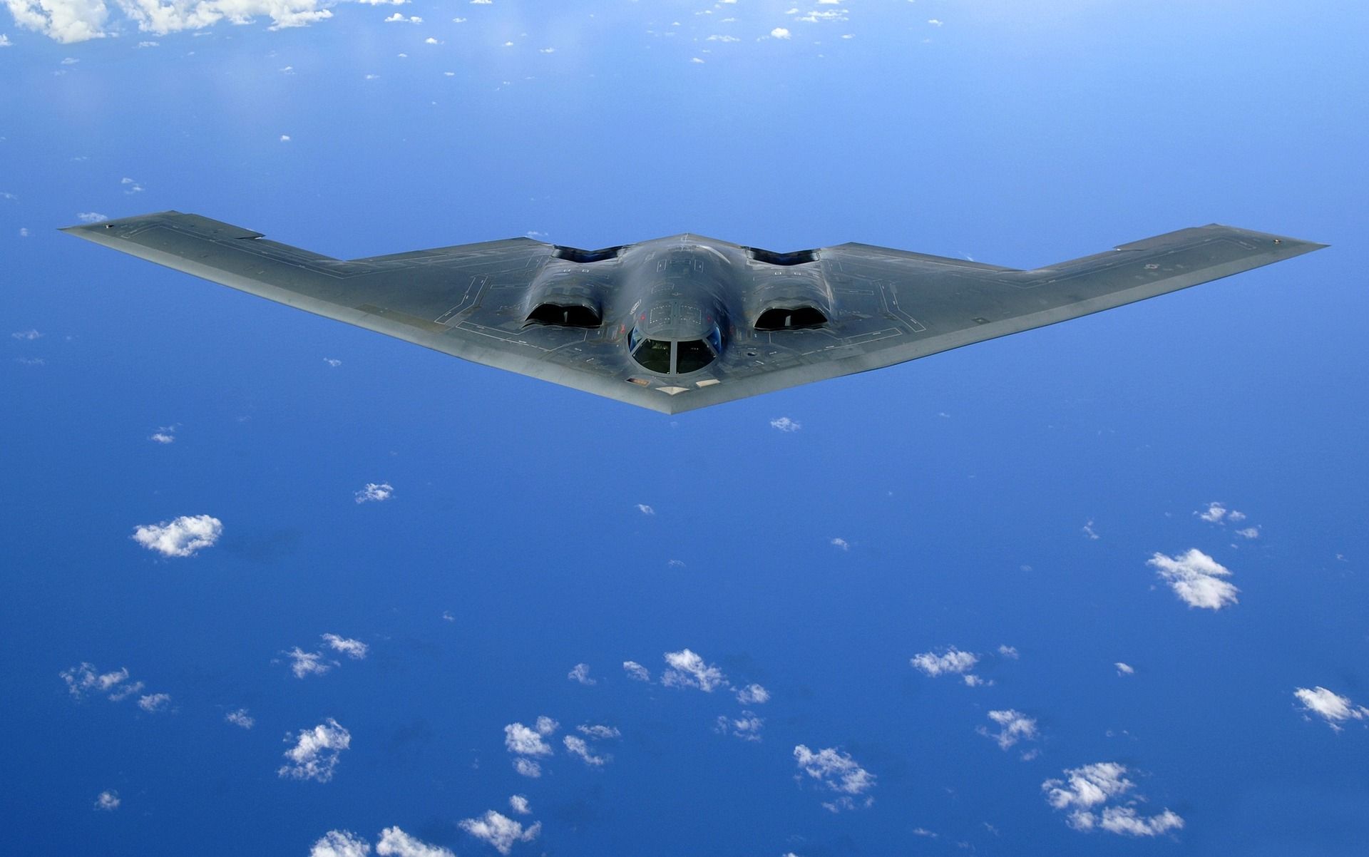 ABD Hava Kuvvetleri'ne ait B-2 Spirit bombardıman uçağı
