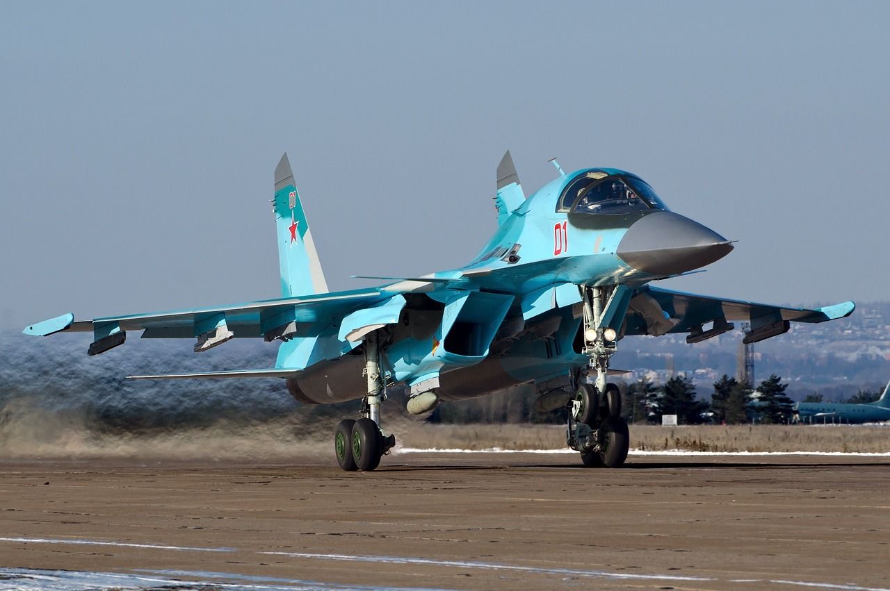 Su-34 savaş uçağı (temsili arşiv görüntüsü)
